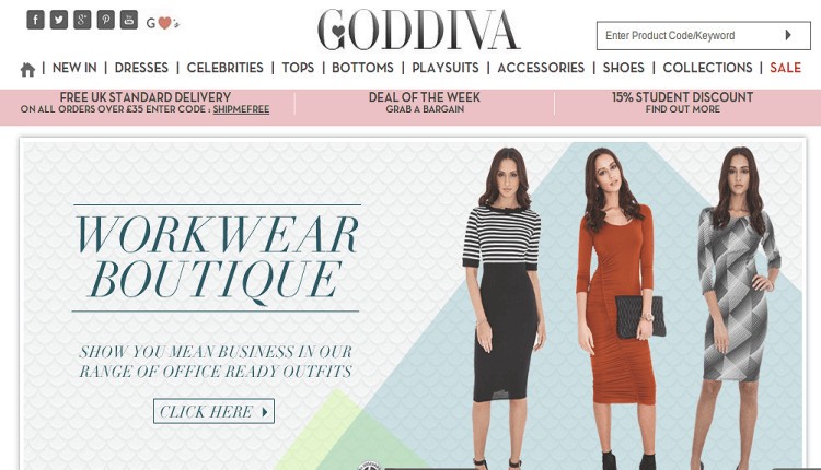 Godiva Fashion Listed on PrimeSiteUK.Com