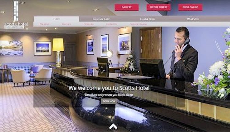 Scotts Hotel listed with PrimeSiteUK.Com