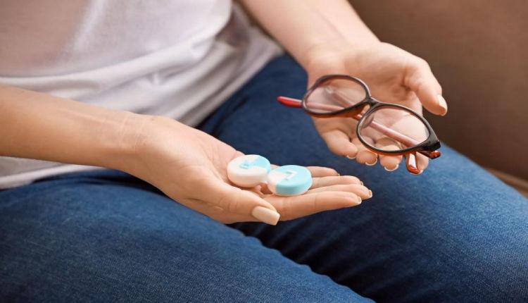 Switch to glasses from contacts when flying Switch to glasses from contacts when flying